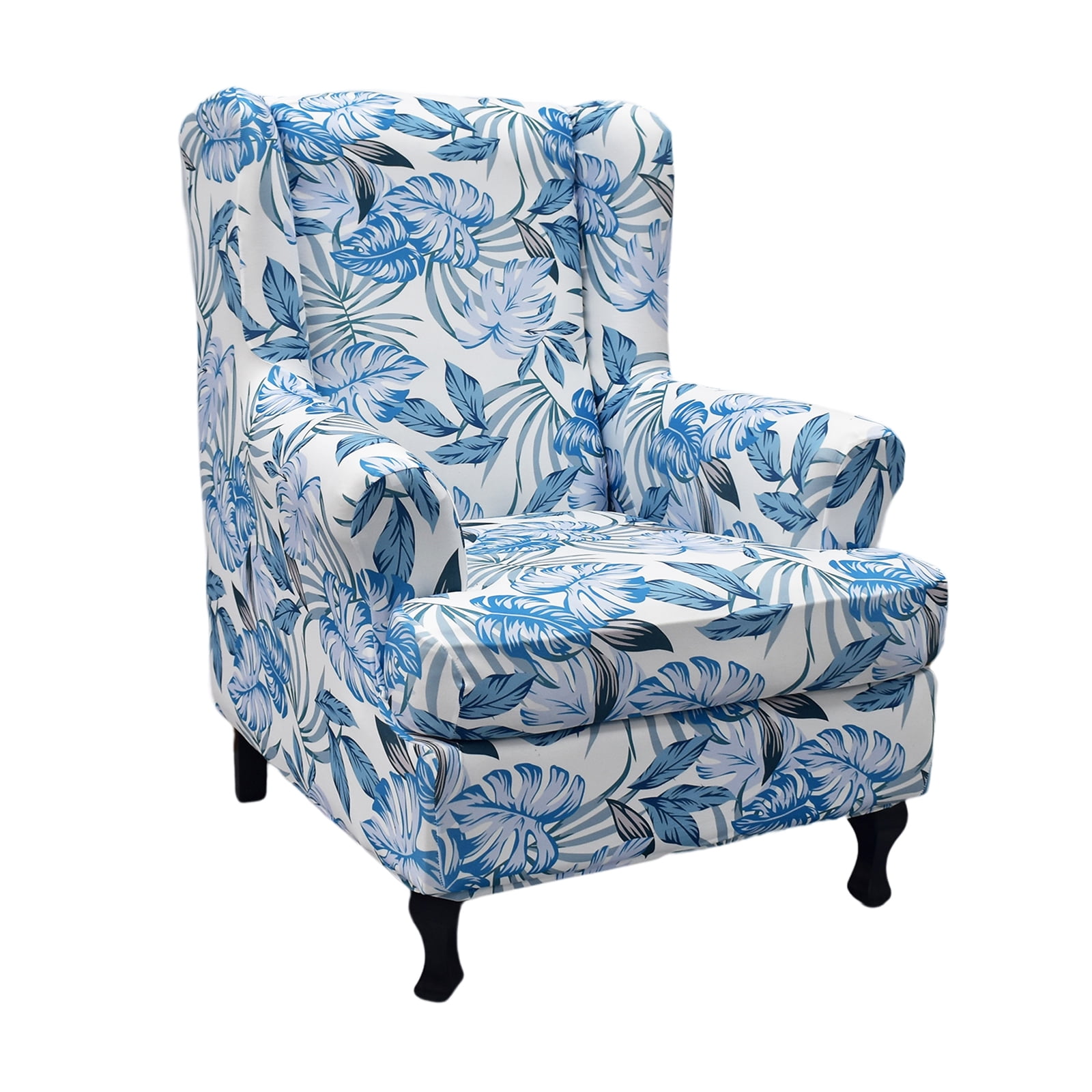 EcoAncheng Wing Chair Slipcovers, 2 Pieces Stretch Wingback Chair