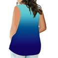 thumbnail image 2 of fatyb Womens Plus Size Tank Tops Loose Sleeveless V Neck T Shirts Summer Dressy Casual Blouses Tanks S-5XL, 2 of 5