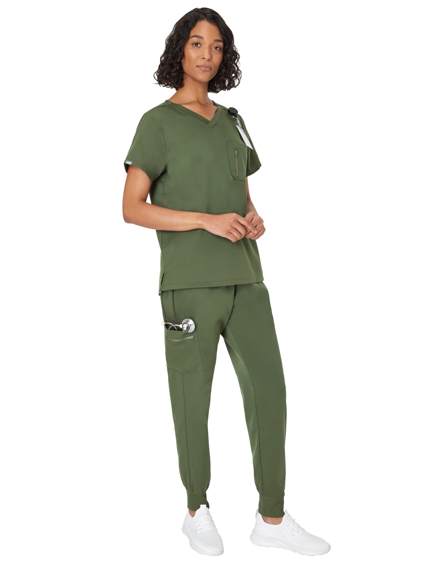 Hanes Women's Scrubs Drawstring Jogger Scrub Pants, Premium, Pockets, Sizes XS - 3XL