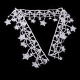 thumbnail image 2 of 1 de fibra , cinta de encaje, flecos de estrella, 11 cm de ancho, suministros para manualidades de , decoración DIY Gloria Cinta de adorno de encaje de fibra de leche, 2 of 9