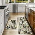 Kitchen Rugs Farmhouse Style Kitchen Mats for Floor Anti Fatigue Memory Foam Kitchen Mat