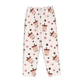 thumbnail image 6 of Uemuo Milk Tea Pattern Women's Wide Leg Palazzo Lounge Pants with Pockets Light Weight Loose Comfy Casual Pajama Pants-Medium, 6 of 9