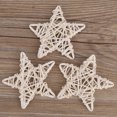 thumbnail image 5 of Estrellas De Ratán, 6 Piezas De Estrellas De Ratán Natural Para El Hogar, Oficina, Tienda, Boda, Fiesta, Decoración De Navidad, Manualidades(White), 5 of 8