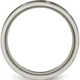 thumbnail image 2 of Titanium Polished Laser Design 8mm Flat Band (Size 8) Made In China tb3a-8, 2 of 5