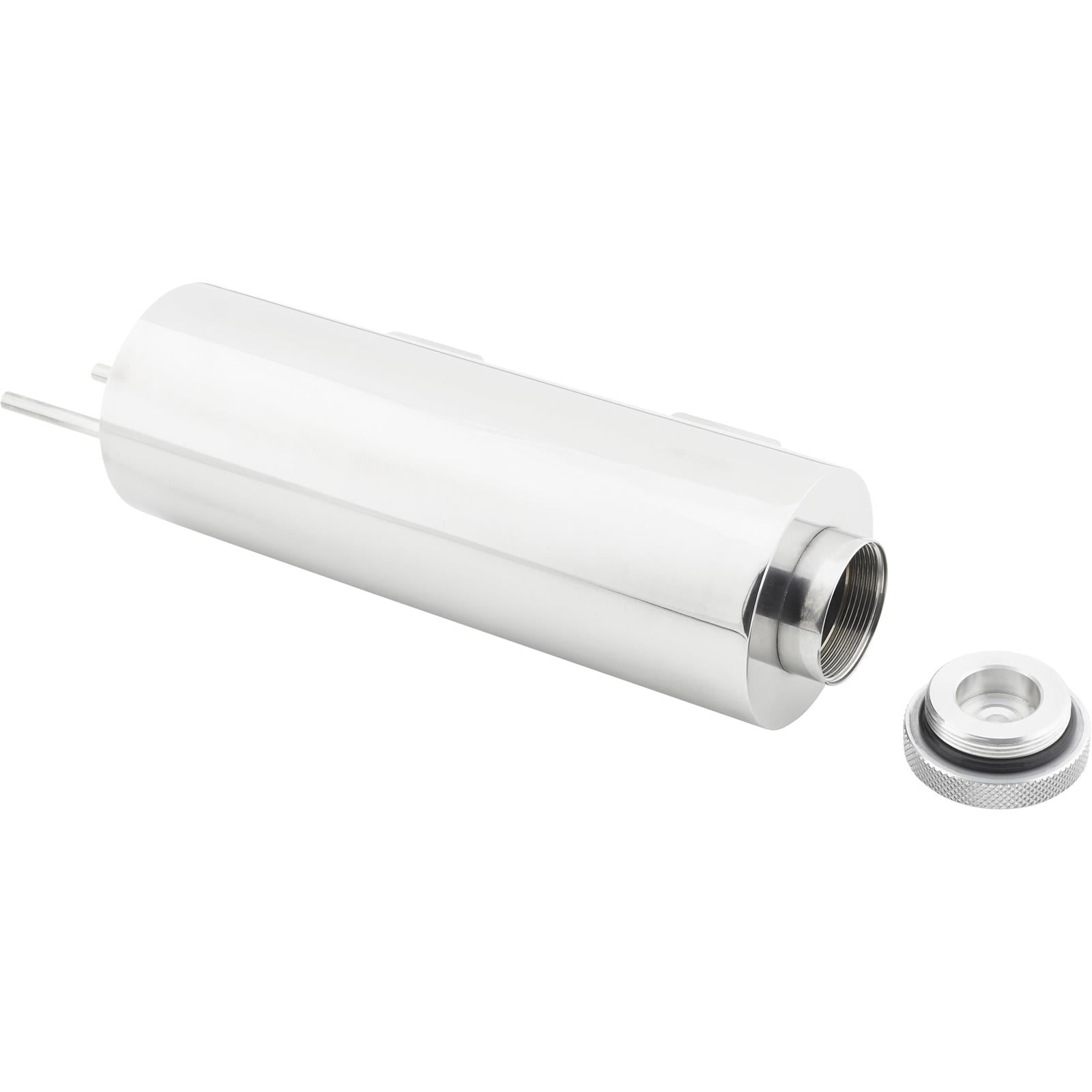 Polished Radiator Coolant Overflow Expansion Tank, 3 x 10 In.