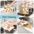 thumbnail image 2 of Yayeee 6 Pack Kitchen Dishcloths for Washing Dishes Soft Absorbent Microfiber Towels, Orange Slices, 2 of 9