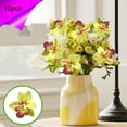 thumbnail image 7 of Weloille 10Pcs Artificial Fake Flowers, Realistic Plastic Faux Flower Heads, No Fade Flowers for Hair Accessories DIY Crafts Wedding Bouquet Home Party Decor, 7 of 7
