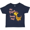 thumbnail image 3 of Inktastic My Papa Loves Me- Cute Giraffe Boys or Girls Toddler T-Shirt, 3 of 5