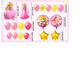 thumbnail image 3 of Peach Princess Decora, 123pcs Set Globos de Peach Princess de Fiesta Incluir Globo Princesa Xtellar multicolor, 3 of 4