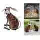 thumbnail image 4 of Lámpara con forma de animal perfecl luces de decoración de jardín con energía solar Estatua perro, 4 of 8