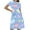 D Multicolor, variant on Fjofpr Girls Dresses $ 10.00 Toddler Kids Girls Print Short Sleeve Stretchy Dress A Line Dress(4-14Years)