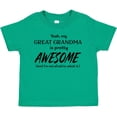 thumbnail image 3 of Inktastic Yeah My Great Grandma Is Pretty Awesome Boys or Girls Toddler T-Shirt, 3 of 5