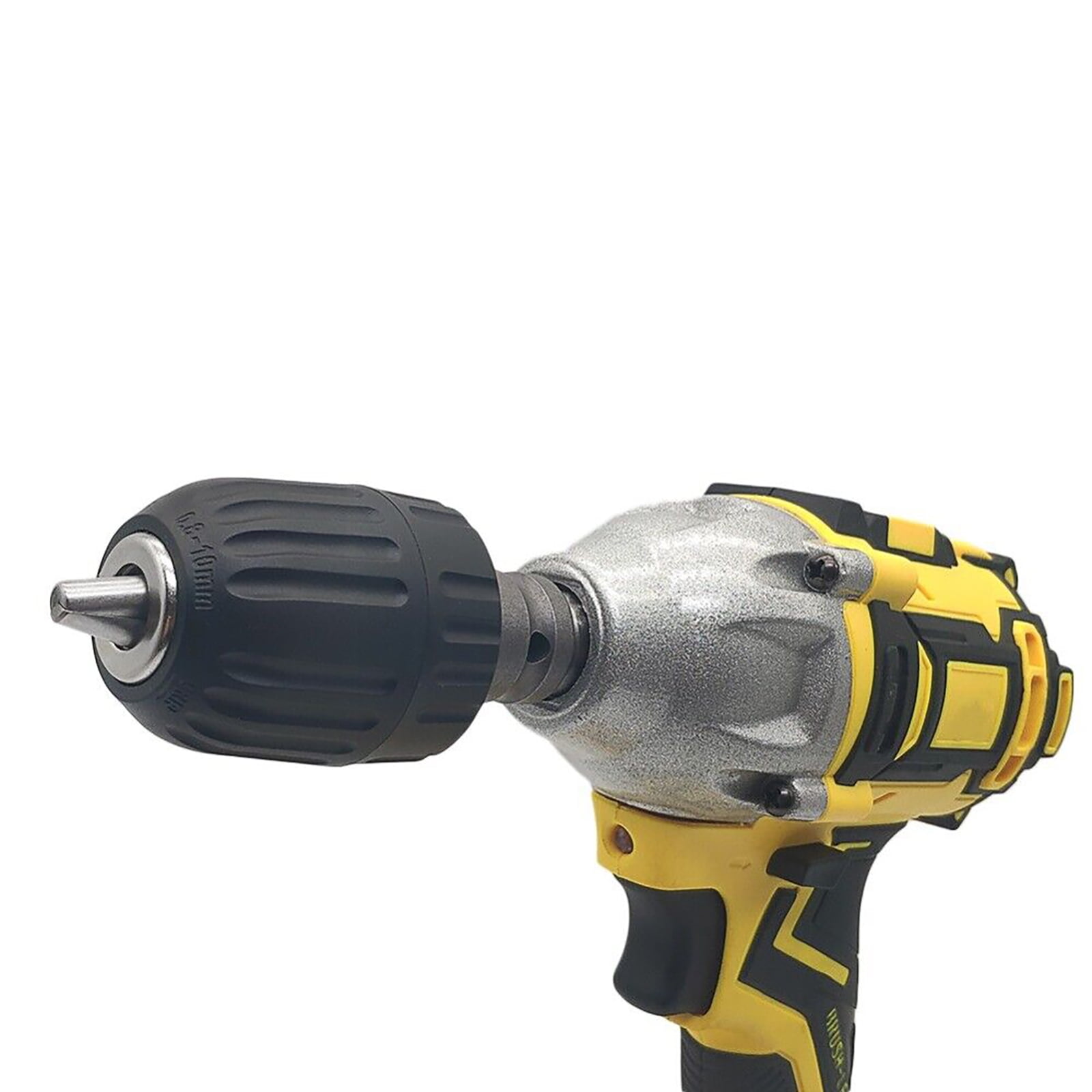 Keyless Drill Chuck Adapter Set Instantly Convert Impact Driver, Effortlessly Hold Drill Bits