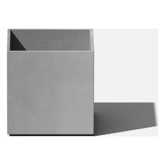 Veadek Geo Series Cube 5" Planter Grey