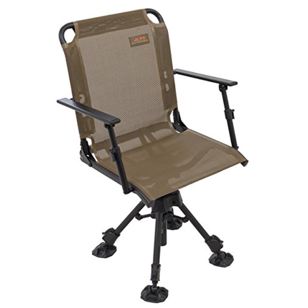 ALPS OutdoorZ Stealth Hunter Deluxe Blind Chair, Brown (8433914