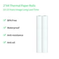 thumbnail image 4 of Printing paper,Pdf File Printer Picture Receipt Pdf Rolls Thermal Paper Thermal Paper Compatible Receipt Pdf File With A40 Thermal A40 Thermal Printer 2 Rolls Thermal 210x30mm Koeb Ldhs, 4 of 6