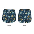 thumbnail image 5 of Lsque Space Sleeping Panda Printed Women's Running Shorts with Liner Pockets,Elastic Quick Dry Workout Athletic Gym Yoga Shorts,Womens High Waist Shorts-Small, 5 of 9