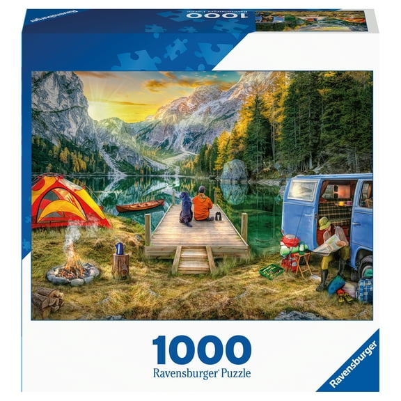 Ravensburger Great Outdoors Puzzle Series | Calm Campsite | 300 Piece Jigsaw Puzzle