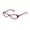 purple / coral, variant on NEW THALIA ERLENE WOMENS/LADIES CAT EYE FULL-RIM PURPLE / CORAL COLOR COMBINATION TWO-TONE HIP CAT EYE FRAME DEMO LENSES 52-16-135 EYEGLASSES/GLASSES
