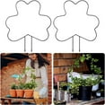 thumbnail image 2 of 2PCS Garden Metal Trellis for Climbing Outdoor Plants Small Garden Trellis Rust Proof Vine Support Wire Decorative Potted Plant Climbing Holder Rack, 2 of 8