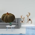 thumbnail image 2 of Cojines de calabaza de Halloween, almohada suave, estatua de ciervo y alce, figuras de resina, escultura de reno, ideal para decoración del hogar, reg, 2 of 8