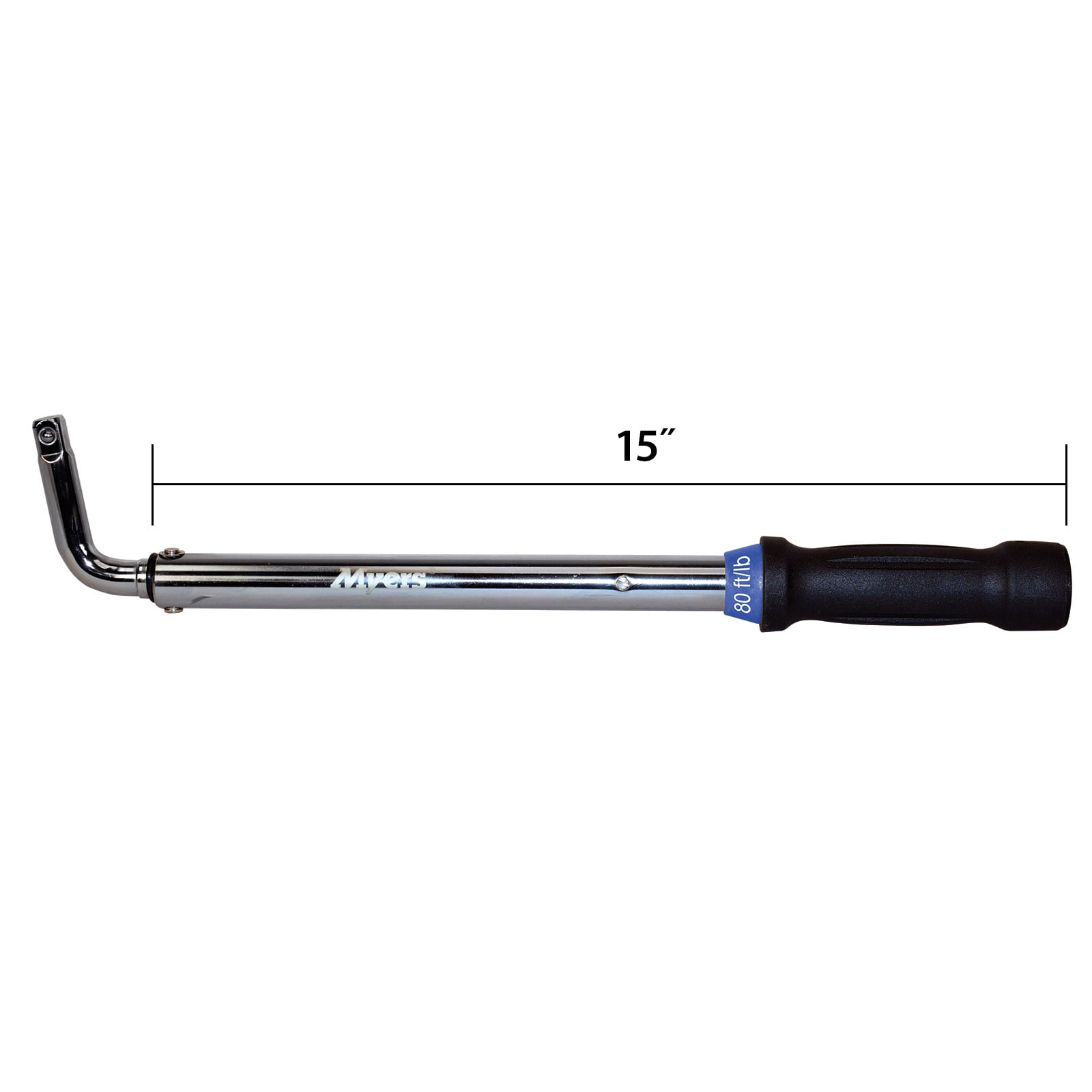 Myers  Half Inch Drive Preset 80 ft per lb Automotive Torque Wrench