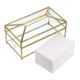 thumbnail image 3 of Caja De Almacenamiento De Servilletas De Vidrio Transparente Para Comedor Tocador Decoración Dormitorio (Grande). Afortunado Sencillez, 3 of 5
