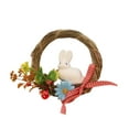thumbnail image 2 of Sokhug Easter Bunny Garland Rabbit Colorful Easter Decoration Rustic Farmhouse Spring Banner Cute Hanging Decoration for Mantel Fireplace Window Indoor Outdoor, 2 of 6