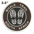 thumbnail image 2 of Go Trekking! At Whale Trail, South Africa 3.5 Inch Iron Or Sew On Embroidered Fabric Badge Patch Hiking Trails Iconic Series, 2 of 2