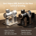 thumbnail image 3 of Gevi GrindMaster Ultimate Stepless Coffee Grinder, 64mm Titanium Burr, 400W BLDC Motor, Zero Retention, 3 of 8