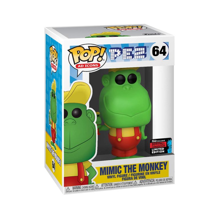 【Funko POP/米国限定/激レア/新品】PEZ®︎ ミミックザモンキー PEZ Funko POP! Ad Icons Mimic The Monkey Vinyl Figure (Green