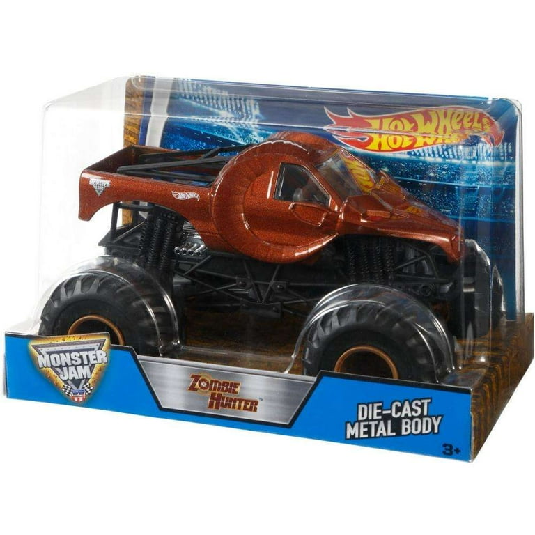 Hot Wheels Monster Jam Zombie Hunter Vehicle - Walmart.com