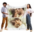 thumbnail image 4 of Photo Blanket Customized Customized Blanket Gifts for Best Friend Sister Family Dad Mom Daughter Son (7 Size), 4 of 6
