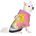 thumbnail image 2 of Fotbe A Funny Cat Sudadera con Estampado para Perros Pequeños – Suéter con Capucha para Mascotas, Tela Suave de Forro Polar con Bolsillo-XX-Large, 2 of 7