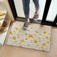 thumbnail image 2 of Beige Daisy Flower Yellow Blooms Pattern Door Rugs,Washable Non Slip Door Mats Indoor,Decorative Door Mats,Entry Mat Indoor for Entrance,Bedroom,Kitchen,Bathroom,16"x24", 2 of 6