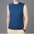 thumbnail image 5 of Ierhent Tank Tops Men Men's Basic Sleeveless T Shirts Casual Active Hipster Tank Top(Blue,5XL), 5 of 7