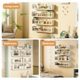 thumbnail image 3 of VUSIGN 4-Tier Wall Kids Bookshelf, 16.5” Floating Nursery Book Shelves for Kids Room Toddler Bedroom Furniture Toy Storage, 3 of 6