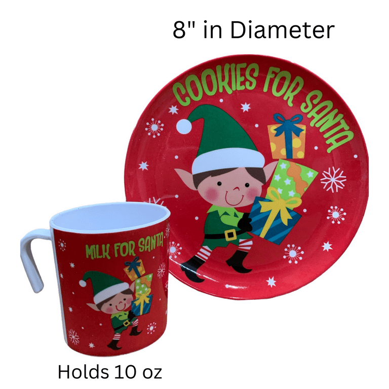 santa & elf mug set