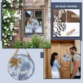 thumbnail image 4 of Creative Wooden Sign Welcome Listing Indoor Door Pendant  Listing, 4 of 6
