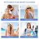thumbnail image 2 of WORGEOUS 1 par de gafas universales, patillas de repuesto, gafas de moda, patas de brazos de Metal, 2 of 6