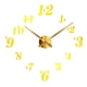 thumbnail image 1 of Reloj de pared 3D DIY Gloria Reloj de pared grande moderno sin marco dorado, 1 of 6
