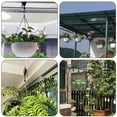 thumbnail image 6 of Yesbay Plant Pulley Hook Heavy Duty Retractable Hanger Hook Adjustable Plants Hanging Pulley Hook for Outdoor Garden Flower Basket Pots Birds Feeder, 6 of 7