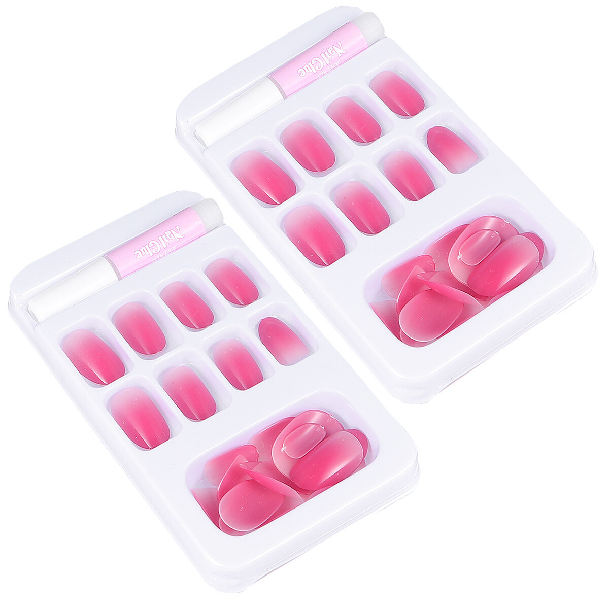 2 Boxes Gradient Color Fakes Nails False Nail Tip Artificial