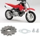 thumbnail image 4 of Piñón Delantero De Motocicleta, Piñón De Motor De Alta Dureza, Resistente, Profesional, 17 Mm, 13T, Para Moto De Cross ATV China De 50 -160, 4 of 7
