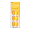 thumbnail image 1 of KISS imPRESS Color Press-On Manicure, Gel Nail Kit, PureFit Technology, Short Length, YOLO, Polish-Free Solid Color Mani, Includes Prep Pad, Mini File, Cuticle Stick, and 30 Fake Nails, 1 of 8