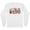 White, variant on Halloween Coffee Long Sleeve Shirt Unisex Large White