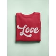 thumbnail image 3 of Love Text Sweatshirt Men -GoatDeals Designs, Male Small, 3 of 4