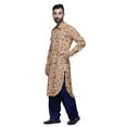 thumbnail image 3 of Atasi Printed Pathani Kurta With Salwar For Men Indian Summer Ethnic Set, 3 of 5