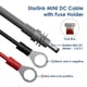thumbnail image 3 of Para Cable de Alimentación para Mini, Arnés de Extensión de Cableado de 18 AWG con Portafusibles para Automóvil, Enchufe de CC ATC/ATO, Resistente Al Agua, 10 M, 3 of 5
