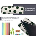 thumbnail image 5 of Honeii Abstract Green Polka Dot Pattern Pencil Case, Pencil Pouch, Pencil Case Small, Pencil Pouch Aesthetic, PVC Pencil Pouch, Pencil Bag, Makeup Pouch, 5 of 7
